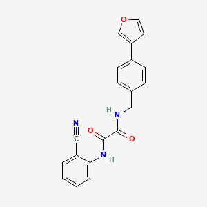 N1-(2-cyanophenyl)-N2-(4-(furan-3-yl)benzyl)oxalamide