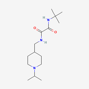 N1-(tert-butyl)-N2-((1-isopropylpiperidin-4-yl)methyl)oxalamide