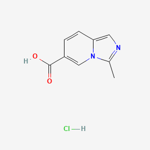 3-Methylimidazo[1,5-a]pyridine-6-carboxylic acid hydrochloride