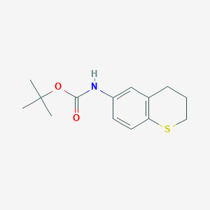 Tert-butyl N-(3,4-dihydro-2H-thiochromen-6-yl)carbamate