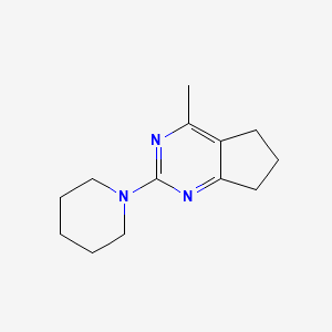 4-methyl-2-piperidino-6,7-dihydro-5H-cyclopenta[d]pyrimidine
