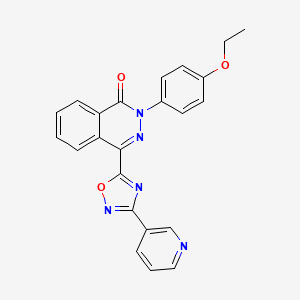 2-(4-ethoxyphenyl)-4-(3-(pyridin-3-yl)-1,2,4-oxadiazol-5-yl)phthalazin-1(2H)-one