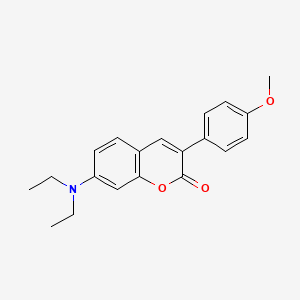 molecular formula C20H21NO3 B2826266 7-(Diethylamino)-3-(4-methoxyphenyl)chromen-2-one CAS No. 720673-73-4