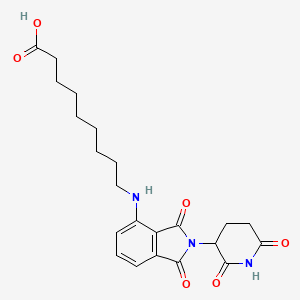 9-((2-(2,6-Dioxopiperidin-3-yl)-1,3-dioxoisoindolin-4-yl)amino)nonanoic acid