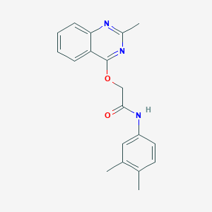 N-(4-{[4-(1,3-diisopropyl-2,6-dioxo-1,2,3,6-tetrahydropyrimidin-4-yl)piperazin-1-yl]carbonyl}phenyl)acetamide