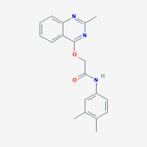 molecular formula C19H19N3O2 B2826378 N-(4-{[4-(1,3-diisopropyl-2,6-dioxo-1,2,3,6-tetrahydropyrimidin-4-yl)piperazin-1-yl]carbonyl}phenyl)acetamide CAS No. 1031993-09-5