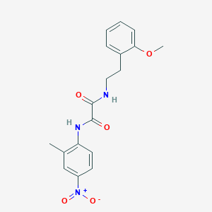 N1-(2-methoxyphenethyl)-N2-(2-methyl-4-nitrophenyl)oxalamide