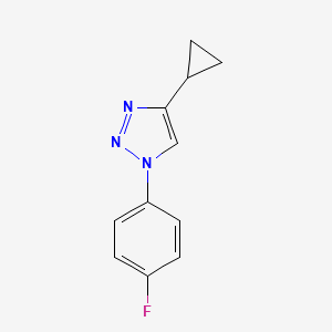 4-cyclopropyl-1-(4-fluorophenyl)-1H-1,2,3-triazole