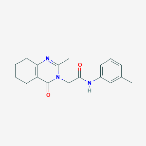 2-(2-methyl-4-oxo-5,6,7,8-tetrahydroquinazolin-3(4H)-yl)-N-(m-tolyl)acetamide