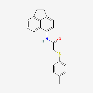 N-(1,2-dihydroacenaphthylen-5-yl)-2-(p-tolylthio)acetamide