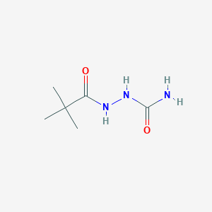 molecular formula C6H13N3O2 B2826469 Trimethylacetylsemicarbazide CAS No. 132997-21-8