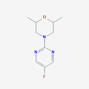 4-(5-Fluoropyrimidin-2-yl)-2,6-dimethylmorpholine