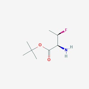 molecular formula C8H16FNO2 B2826545 Tert-butyl (2S,3R)-2-amino-3-fluorobutanoate CAS No. 2248202-02-8