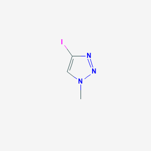 molecular formula C3H4IN3 B2826601 4-Iodo-1-methyl-1H-1,2,3-triazole CAS No. 856861-41-1