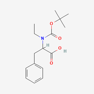 molecular formula C16H23NO4 B2826604 N-Boc-N-ethyl-DL-phenylalanine CAS No. 94732-07-7