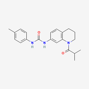 1-(1-Isobutyryl-1,2,3,4-tetrahydroquinolin-7-yl)-3-(p-tolyl)urea
