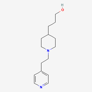 molecular formula C15H24N2O B2826623 3-(1-(2-(Pyridin-4-yl)ethyl)piperidin-4-yl)propan-1-ol CAS No. 865075-33-8