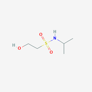 molecular formula C5H13NO3S B2826632 2-hydroxy-N-(propan-2-yl)ethane-1-sulfonamide CAS No. 1312934-97-6