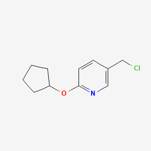 5-(Chloromethyl)-2-cyclopentyloxypyridine