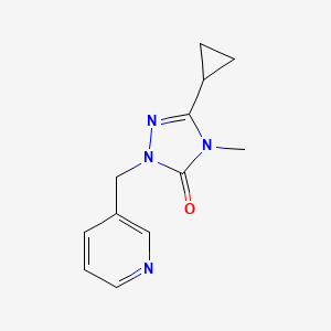 3-cyclopropyl-4-methyl-1-[(pyridin-3-yl)methyl]-4,5-dihydro-1H-1,2,4-triazol-5-one