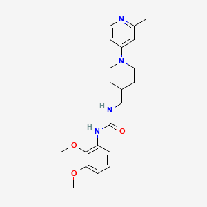 molecular formula C21H28N4O3 B2826660 1-(2,3-Dimethoxyphenyl)-3-((1-(2-methylpyridin-4-yl)piperidin-4-yl)methyl)urea CAS No. 2034530-66-8