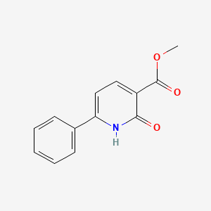 molecular formula C13H11NO3 B2826661 Methyl 2-oxo-6-phenyl-1,2-dihydropyridine-3-carboxylate CAS No. 125031-47-2