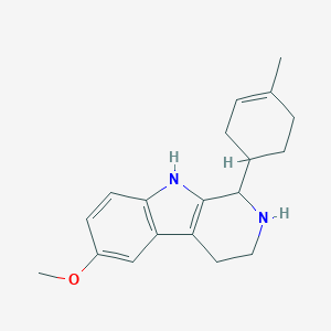 molecular formula C19H24N2O B282668 methyl 1-(4-methyl-3-cyclohexen-1-yl)-2,3,4,9-tetrahydro-1H-beta-carbolin-6-yl ether 