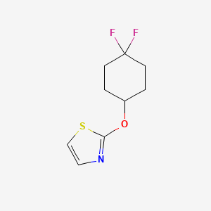 2-[(4,4-Difluorocyclohexyl)oxy]-1,3-thiazole