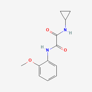 N-cyclopropyl-N'-(2-methoxyphenyl)oxamide