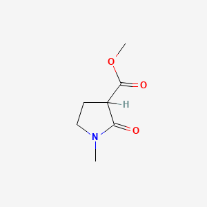 molecular formula C7H11NO3 B2826701 Methyl 1-methyl-2-oxopyrrolidine-3-carboxylate CAS No. 114724-98-0; 75717-77-0