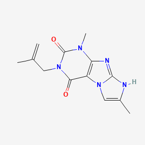 1,7-dimethyl-3-(2-methylallyl)-1H-imidazo[2,1-f]purine-2,4(3H,8H)-dione