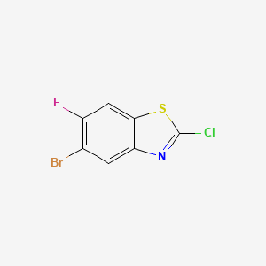 5-Bromo-2-chloro-6-fluorobenzo[d]thiazole