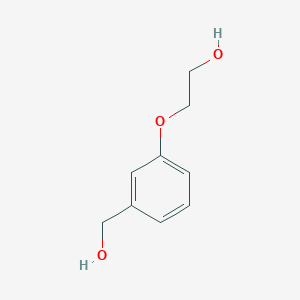 molecular formula C9H12O3 B2826760 2-[3-(羟甲基)苯氧基]乙醇 CAS No. 99613-55-5