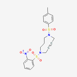 molecular formula C20H21N3O6S2 B2826866 DACN(Tos,Ns) CAS No. 1797508-58-7