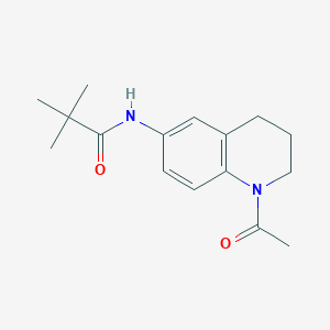 N-(1-acetyl-1,2,3,4-tetrahydroquinolin-6-yl)pivalamide