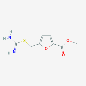 Methyl 5-[(carbamimidoylsulfanyl)methyl]furan-2-carboxylate