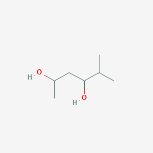 molecular formula C7H16O2 B2826948 5-甲基己烷-2,4-二醇 CAS No. 54877-00-8