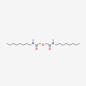 molecular formula C22H44N2O3 B2827009 N-甲基-2-[2-[甲基(辛基)氨基]-2-氧代乙氧基]-N-辛基乙酰胺 CAS No. 218783-27-8