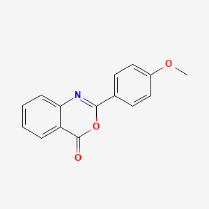molecular formula C15H11NO3 B2827033 2-(4-methoxyphenyl)-4H-3,1-benzoxazin-4-one CAS No. 18600-55-0