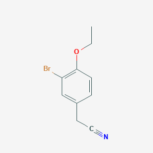molecular formula C10H10BrNO B2827057 2-(3-Bromo-4-ethoxyphenyl)acetonitrile CAS No. 774-79-8