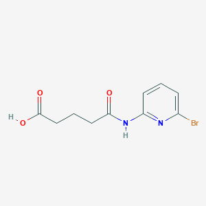 4-[(6-Bromopyridin-2-yl)carbamoyl]butanoic acid