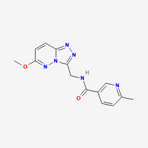 N-((6-methoxy-[1,2,4]triazolo[4,3-b]pyridazin-3-yl)methyl)-6-methylnicotinamide