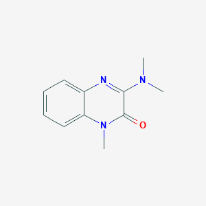 molecular formula C11H13N3O B2827149 3-(dimethylamino)-1-methyl-2(1H)-quinoxalinone CAS No. 338774-60-0