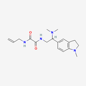 N1-allyl-N2-(2-(dimethylamino)-2-(1-methylindolin-5-yl)ethyl)oxalamide