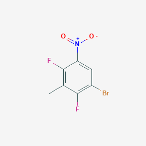 molecular formula C7H4BrF2NO2 B2827178 1-Bromo-2,4-difluoro-3-methyl-5-nitrobenzene CAS No. 112822-78-3