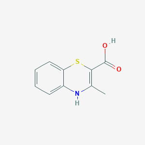 molecular formula C10H9NO2S B2827253 3-甲基-4H-1,4-苯并噻嗪-2-甲酸 CAS No. 446829-73-8