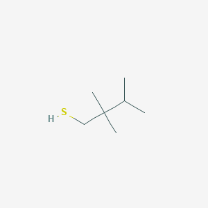 molecular formula C7H16S B2827258 2,2,3-Trimethylbutane-1-thiol CAS No. 110502-79-9