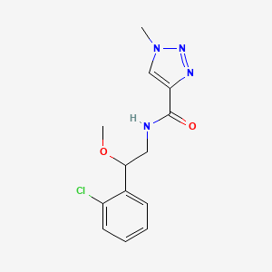 N-(2-(2-chlorophenyl)-2-methoxyethyl)-1-methyl-1H-1,2,3-triazole-4-carboxamide