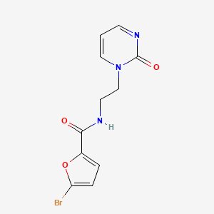 5-bromo-N-(2-(2-oxopyrimidin-1(2H)-yl)ethyl)furan-2-carboxamide