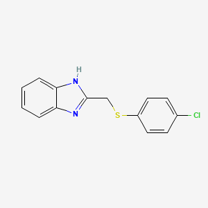 2-{[(4-Chlorophenyl)thio]methyl}-1H-benzimidazole